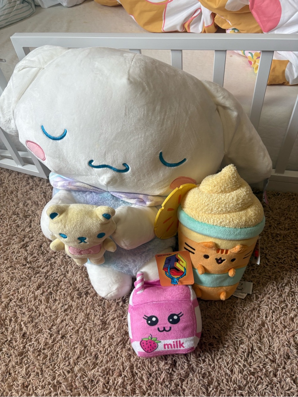 Sanrio Cinnamoroll pusheen cat Plush Bundle
